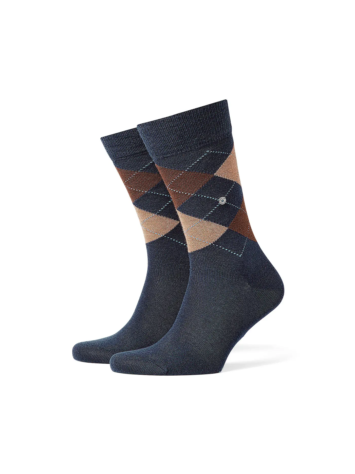 BURLINGTON | Herren Socken EDINBURGH 40-46 curry | blau